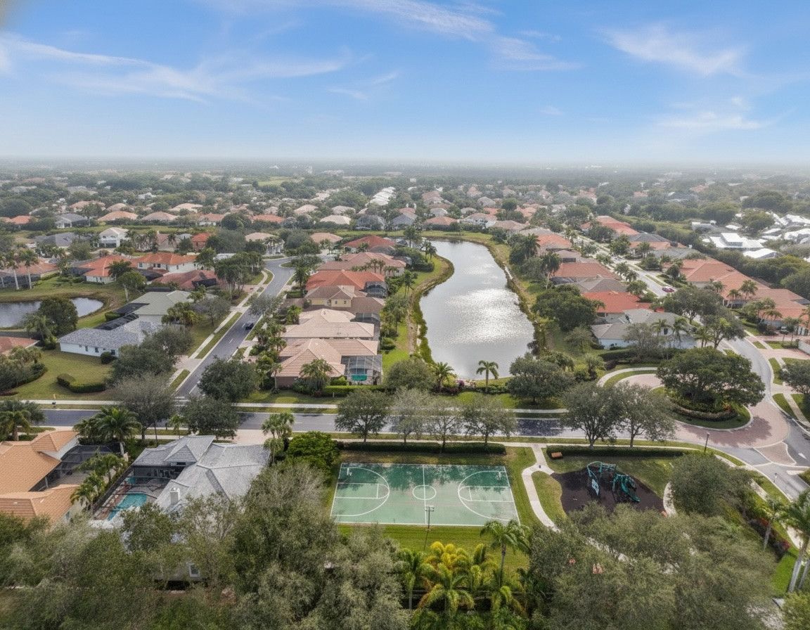 Aerial of Banyan Woods amenities